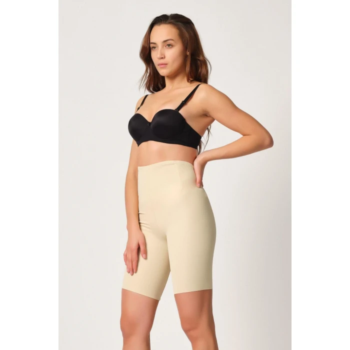 Ten Mı Emay 2927 Bel Dekolteli Balenli Paçalı Lazer Korse