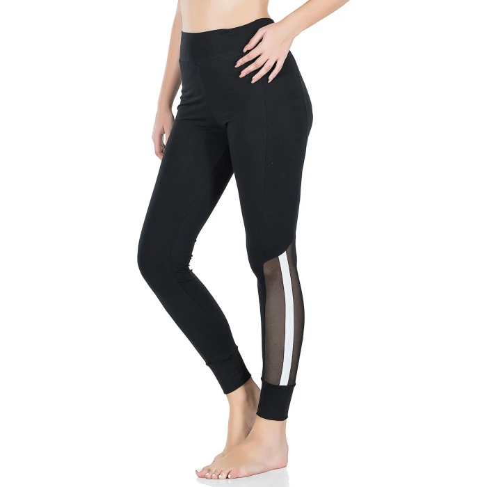 Transparan Detaylı Kadın Tayt 0605