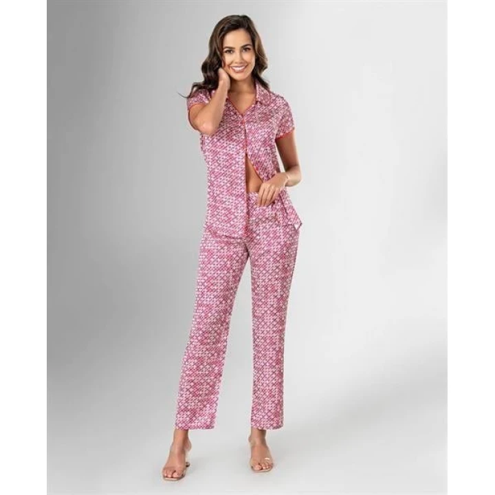 2li Saten Pijama Takımı