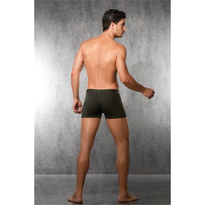 Doreanse Koyu Yeşil Boxer Erkek  Yazılı 1766