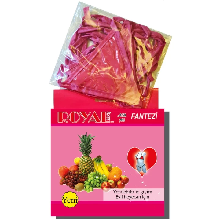 Fantezi Tüketilebilen Yenilebilir Tropikal Aromalı İç Çamaşırı Takımı