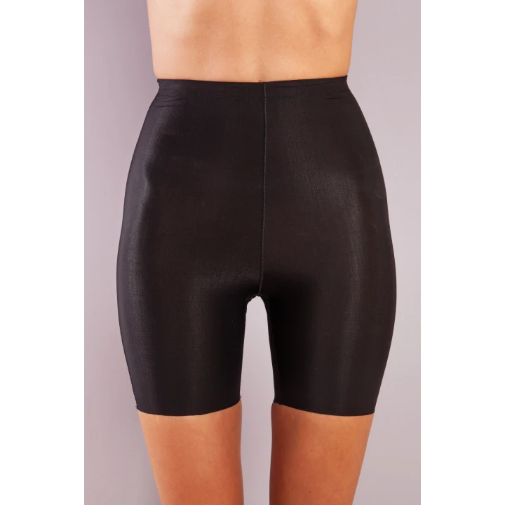 Golshan Girdle Hight Waist Micro Short Corset, İz Yapmayan Görünmez Yüksek Bel Paçalı Siyah Korse