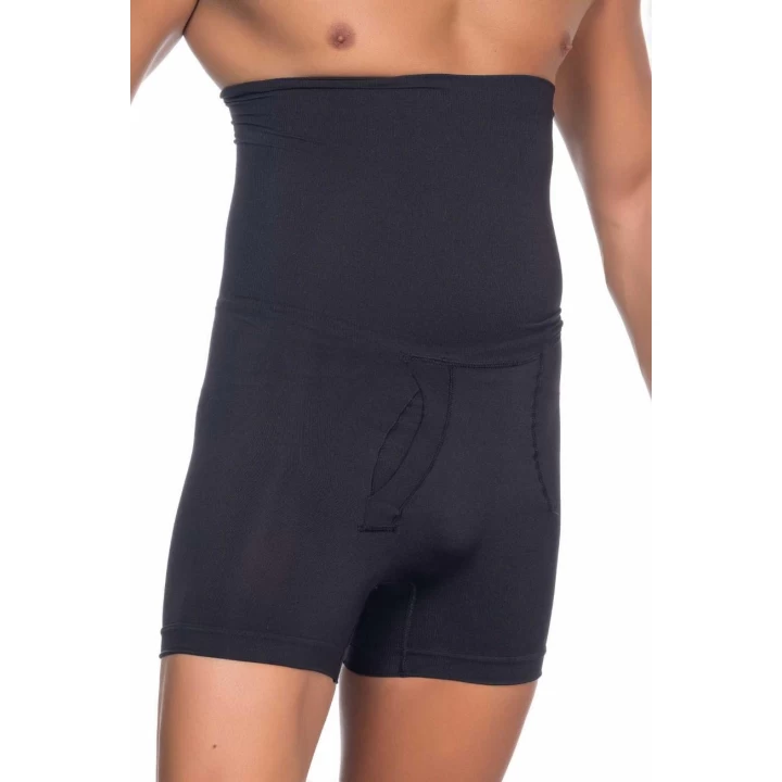 Siyah Mı Emay E1005 Erkek Yüksek Bel Double Boxer Korse