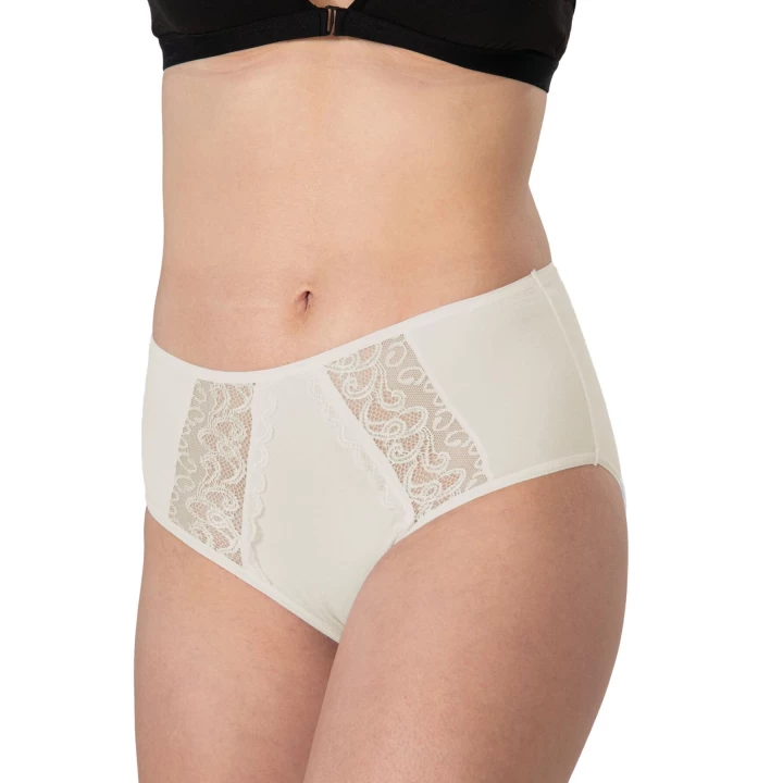 Ten Mı Emay 1445 Modal Cotton Yüksekbel Dantelli Külot