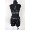 Deri Body Harness, Kadın Deri Fantezi Giyim - Brf1084