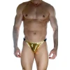 Erkek  Arkası Büzgülü Gold Brazillian Slip