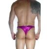 Erkek  Arkası Fuşya Büzgülü Brazillian Slip