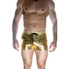 Erkek Gold Lame Short