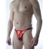 Erkek Kırmızı Lame Brazillian Slip