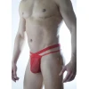 Erkek Kırmızı Tül Fantezi Tanga İç Çamaşırı