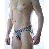 Erkek Renkli Desenli Fantezi Jockstrap