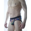 Erkek Renkli Desenli Fantezi Jockstrap