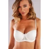 Gala Push-up Strapless Bra, Ekru Konforlu Ve Şık Sütyen, Strapless