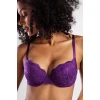 G.colors Balconette Foam Push Up Bra, Mor Konforlu Ve Şık Sütyen