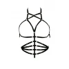 Göbek Üstü Sıralı Seksi Harness - Brf160