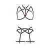 Göğüs Ve Jartiyer Kemerli Seksi Harness - Brf161