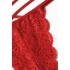 Kadın Kırmızı Dantel Sütyen Külot Takımı