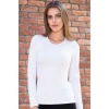 Kadın Termal Uzun Kol Geniş Yaka İçlik T-shirt