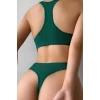 Kadın Yeşil Desteksiz Seamless Tangalı İç Çamaşır Takımı