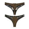 Leopar Desenli Dantelli Fantezi G String Külot