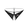 Özel Bölgesi Açık Siyah Fantazi İç Giyim String