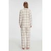 Pamuklu Uzun Kol Gömlek Pantolon Pijama Takımı