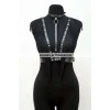 Püskül Ve Deri Büstiyer Harness, Püsküllü Clubwear, Deri Büstiyer - Brf767
