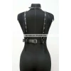 Püskül Ve Deri Büstiyer Harness, Püsküllü Clubwear, Deri Büstiyer - Brf767