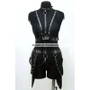 Püslüllü Deri Harness Takım, Püsküllü Elbise Aksesuarı - Brf768