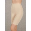 Toparlayıcı Bel Ve Bacak İnceltici Dikişli Uzun Paçalı Orta Bel Sıkı Şort Korse