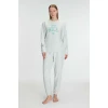 Uzun Kol Polar Pijama Takımı