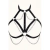 Zincirli Lastik Göğüs Harness - Brf818