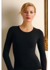 Açık Yaka Uzun Kol T-shirt 2142