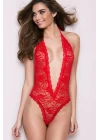 Arkası Açık Dantelli Kırmızı Fantazi Babydoll Brf1287