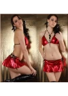 B101434 Parlak Etek Ve Bikini Takım
