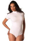 Balıkçı Yaka Kısa Kollu Body 4056