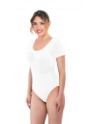 Beyaz Mı Emay 1926 Soft Yarım Kollu Body