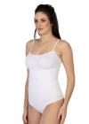 Beyaz Mı Emay 1927 İp Askıllı Ripli String Body