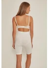 Beyaz Mı Emay 3005 Soft Uzun Paçalı Boxer Korse