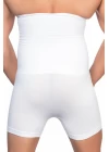 Beyaz Mı Emay E1005 Erkek Yüksek Bel Double Boxer Korse