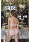 Bralet, Boxer Ve Etek Takım Pembe (brf3407)