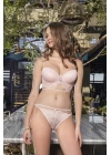 Bralet Sütyen, Slip Takım Pembe (brf3391)