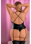 Büyük Beden Deri Fantazi Body
