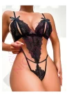 Dantel Desenli Fantazi Body
