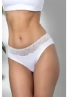 Dantel Detaylı Slip Külot Beyaz (brf21781)