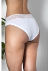 Dantel Detaylı Slip Külot Beyaz (brf21781)
