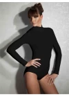 Doreanse 12407 Çıtçıtlı Uzun Kollu Boğazlı Body