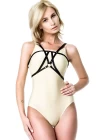 Elbise Üzeri Şık Ve Tarz Deri Harness - Brf236