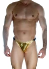 Erkek  Arkası Büzgülü Gold Brazillian Slip