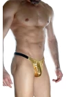 Erkek  Arkası Büzgülü Gold Brazillian Slip